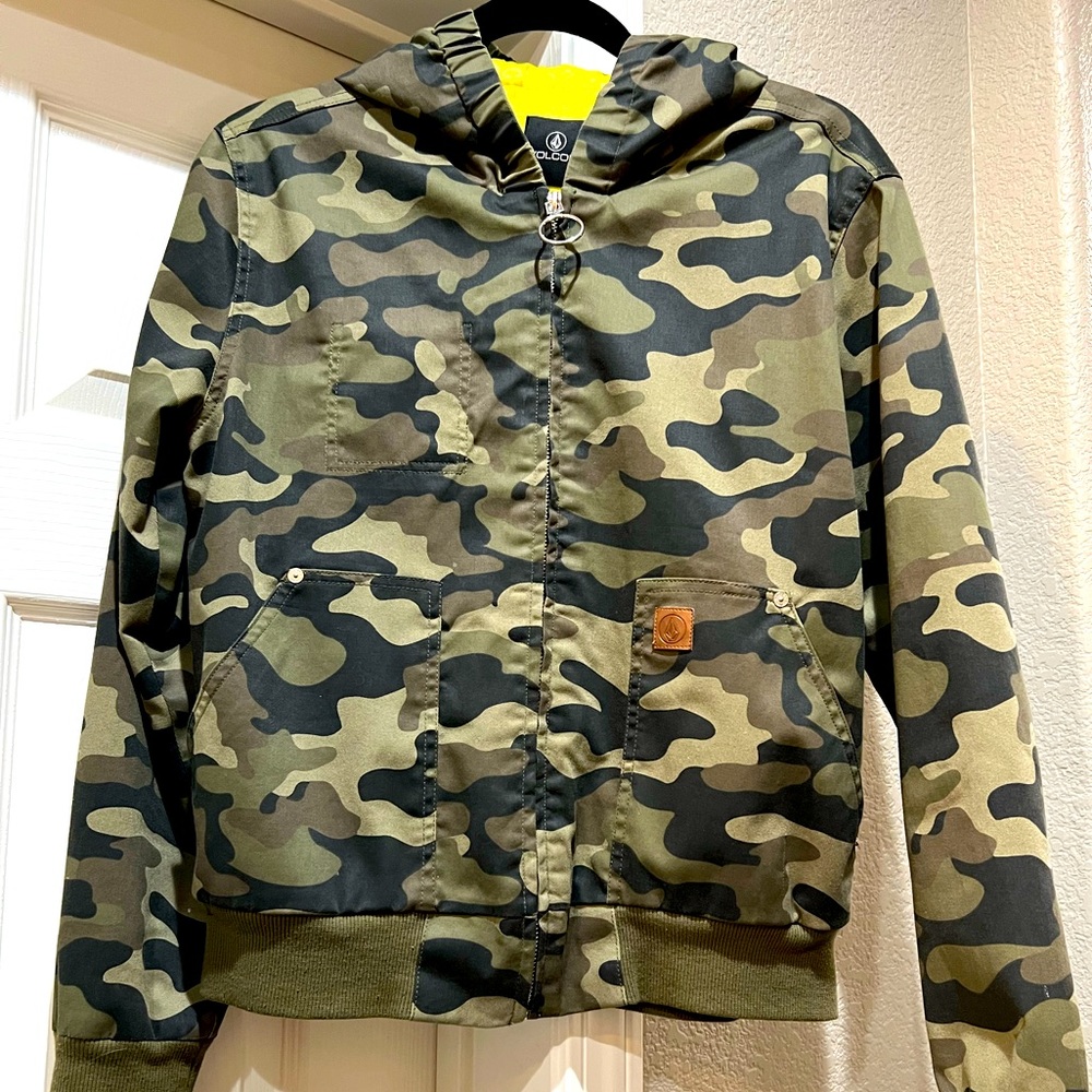 Volcom Camouflage Jacket Sz S